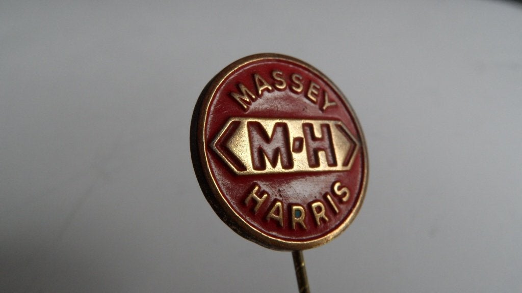 Massey-Harris oldtimertractor speld. oude geperste, Verzenden, Gebruikt, Merk, Speldje of Pin
