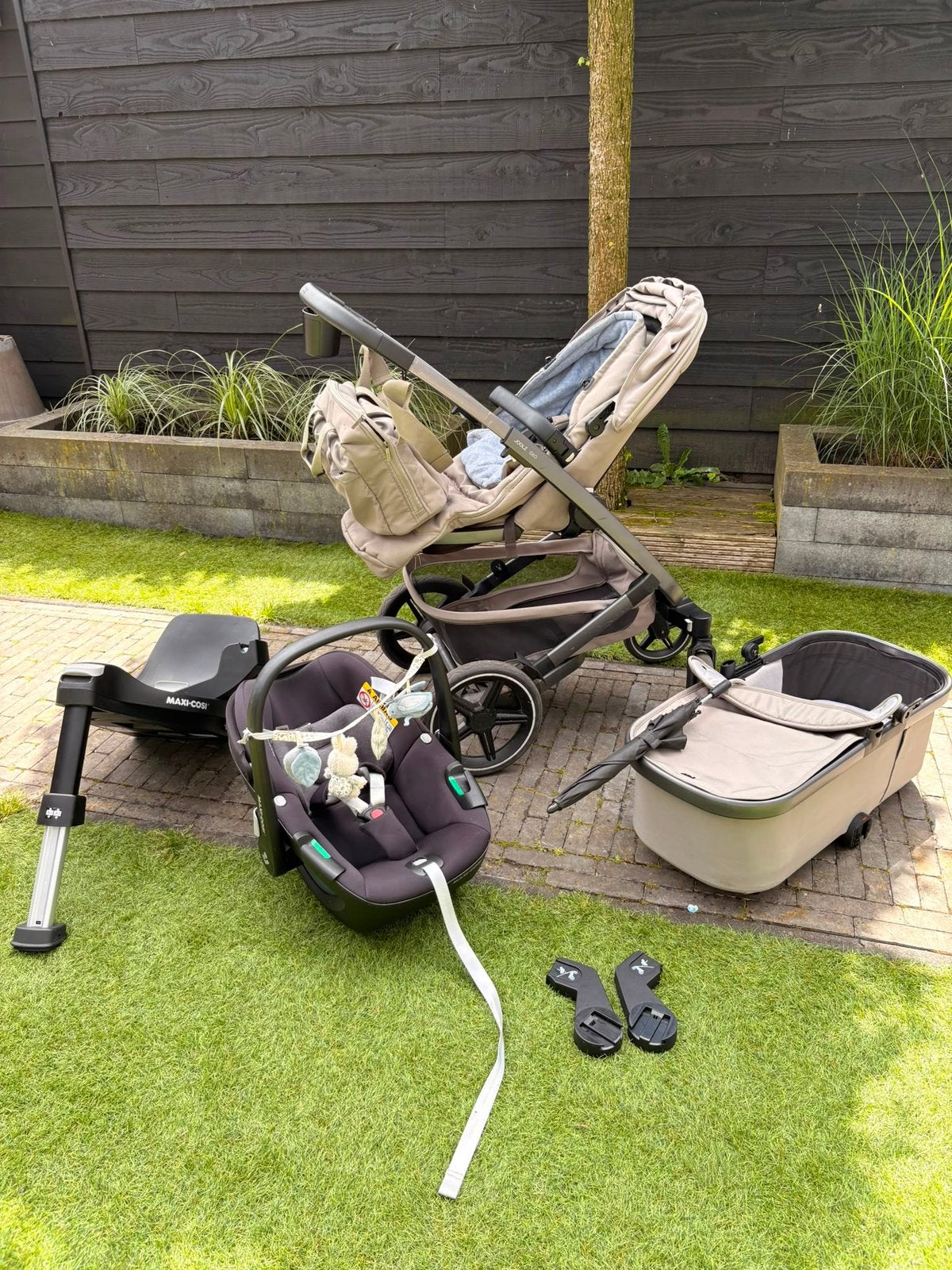 Joolz Geo 3 incl. alle accessoires! (sage green)(ZGAN), Ophalen of Verzenden, Zo goed als nieuw, Overige merken