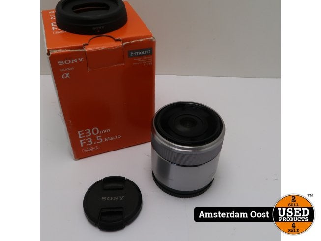 Sony E 3.5/30 Macro 49mm Lens | in Goede Staat