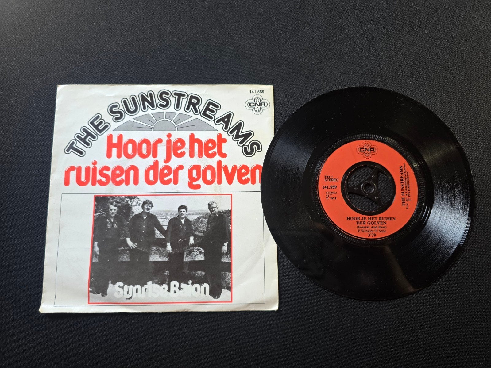 The sunstreams - Hoor je het ruisen der golven, Cd's en Dvd's, Gebruikt, 7 inch, Ophalen of Verzenden, Beschermende buitenhoes