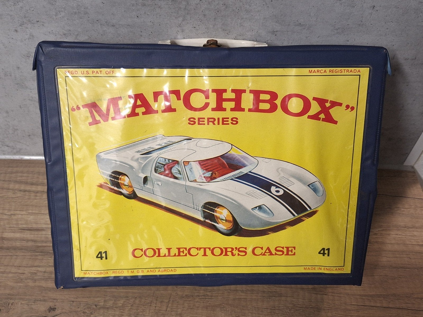 Matchbox Collectors Case met 48 vintage Matchbox auto's, Ophalen of Verzenden, Gebruikt