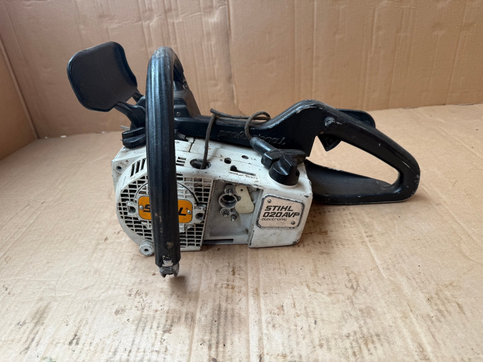 Stihl 020AVP kettingzaag, Tuin en Terras, Ophalen of Verzenden, Gebruikt