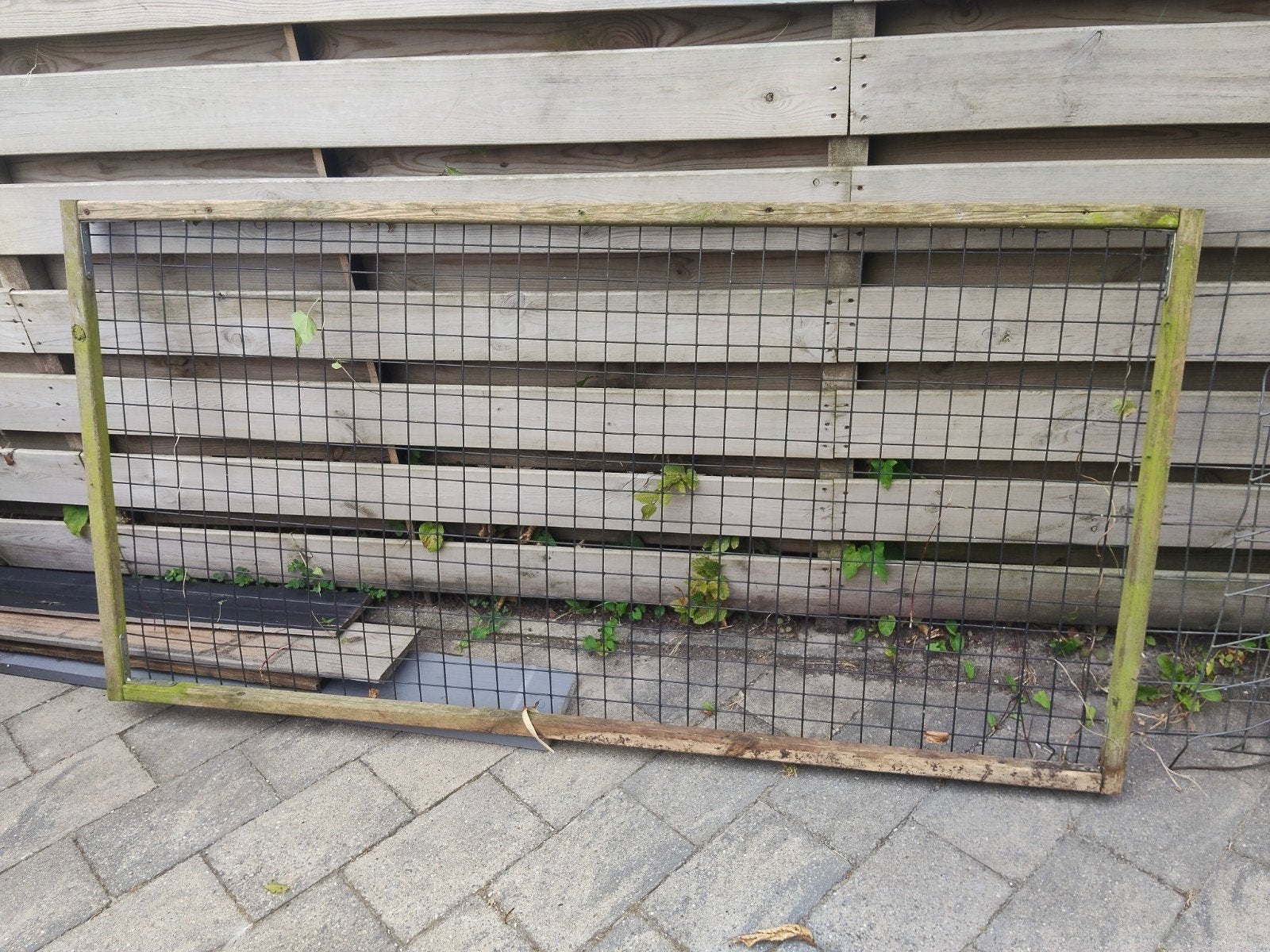 Tuingaas voor afscheiding of klimplanten, Tuin en Terras, Ophalen, Gebruikt, Minder dan 10 meter, Gaas