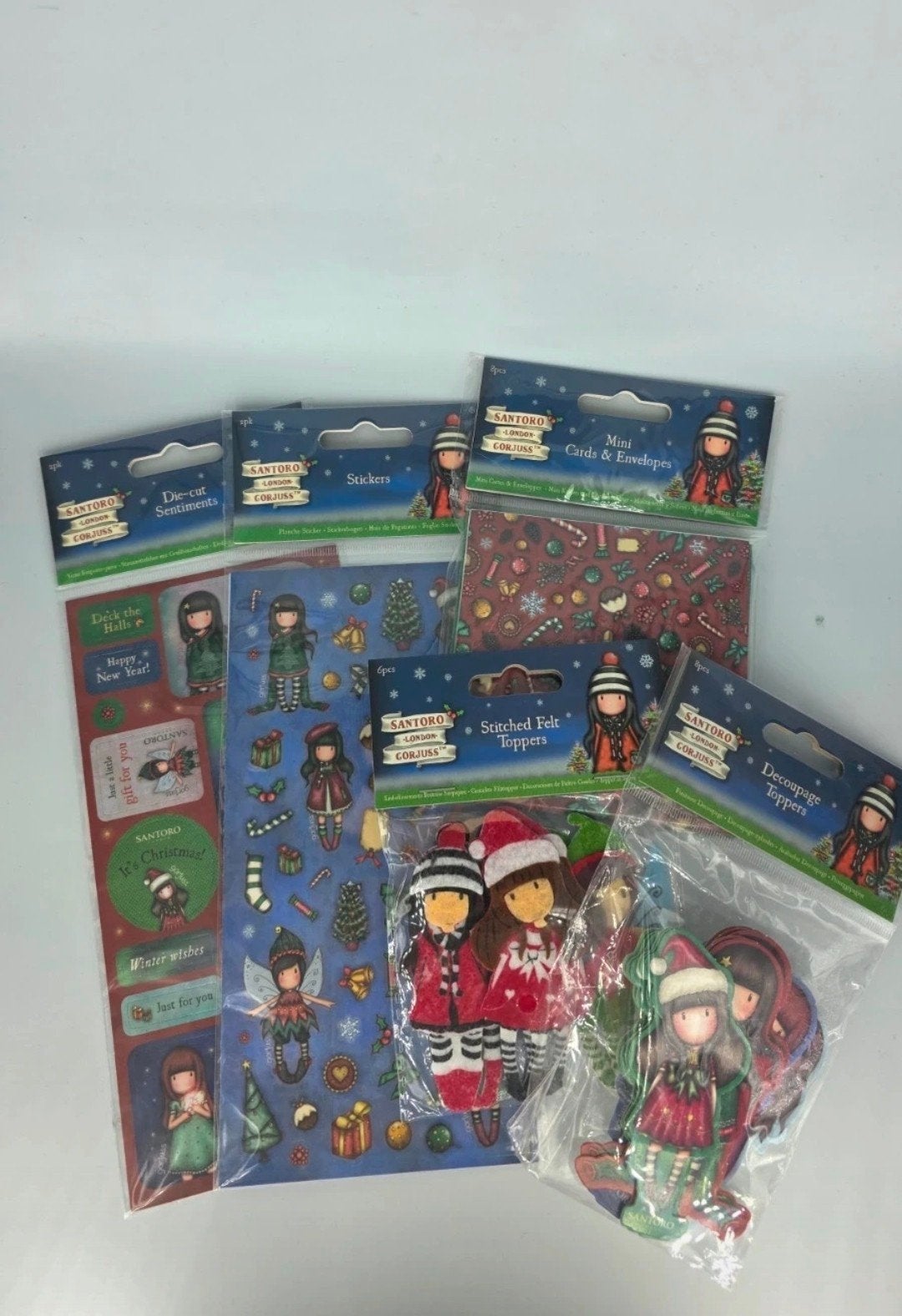 Santoro Gorjuss Kerst Knutselpakket, Ophalen of Verzenden