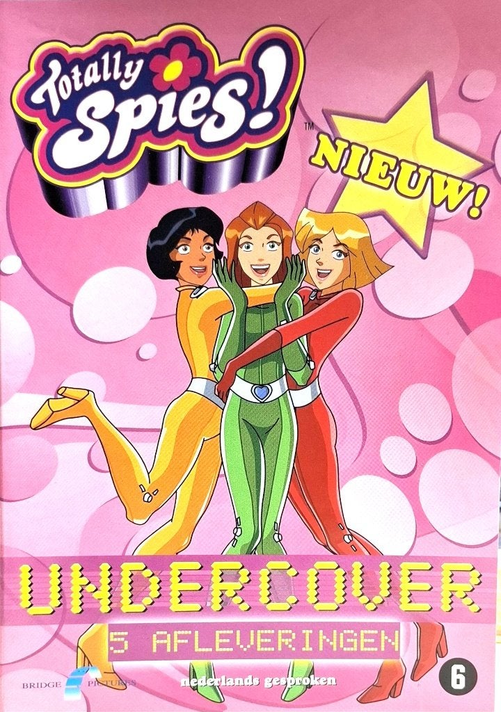 Totally Spies! Undercover Krasvrije DVD - 5 Afleveringen, Europees, Tekenfilm, Alle leeftijden, Zo goed als nieuw