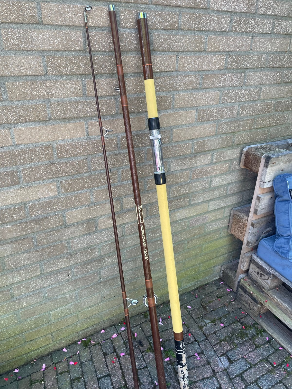 Shakespeare Hurricane 1357V 3-delige Zeehengel, Watersport en Boten, Hengelsport | Algemeen, Ophalen, Gebruikt, Werphengel