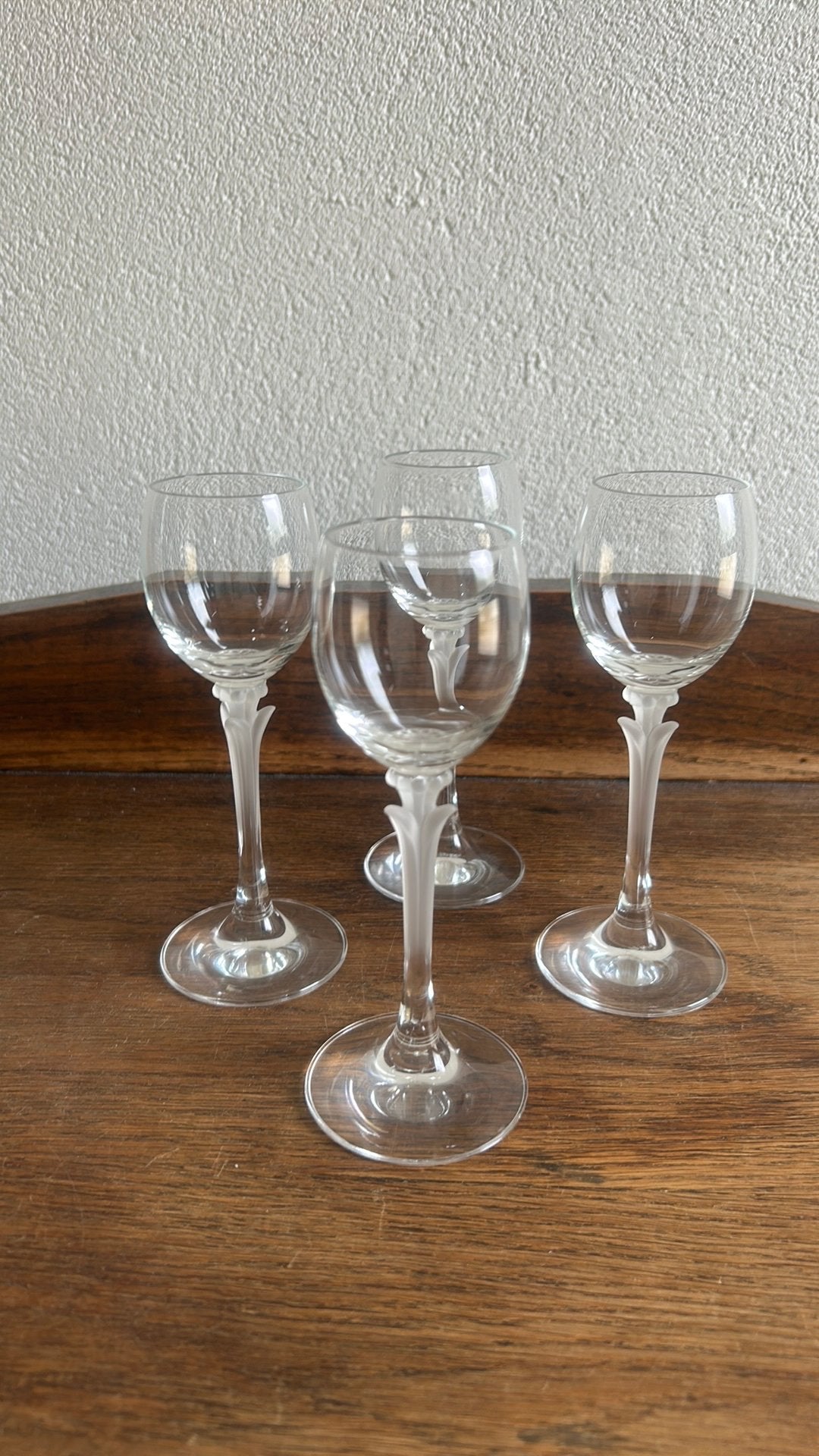 4 Schott Zwiesel Lilia Kristallen port/likeur glazen p/4:, Verzamelen, Glas en Borrelglaasjes, Ophalen of Verzenden, Zo goed als nieuw