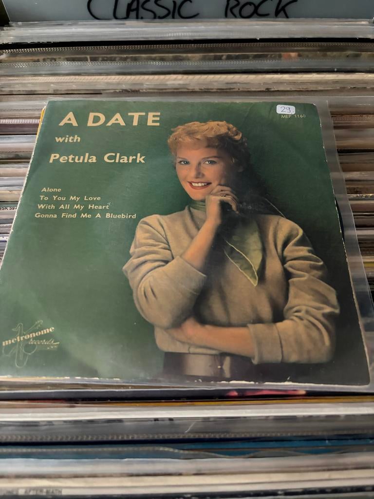 Petula Clark - A Date with Petula Clark EP (Metronome), Cd's en Dvd's, Vinyl Singles, Gebruikt, EP, Voor 1960, 7 inch, Ophalen of Verzenden