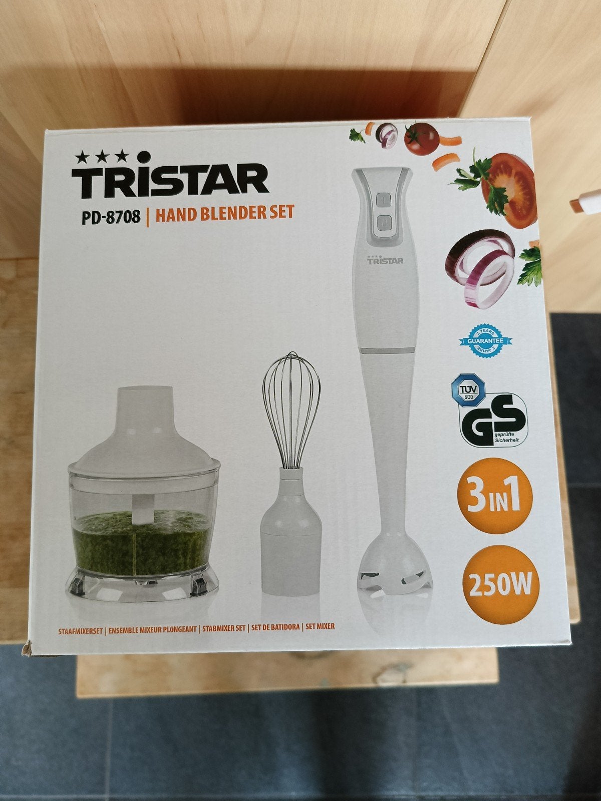 Tristar PD-8708 Handmixer Set 3-in-1 - 250W - Nieuw in doos, Ophalen of Verzenden, Nieuw