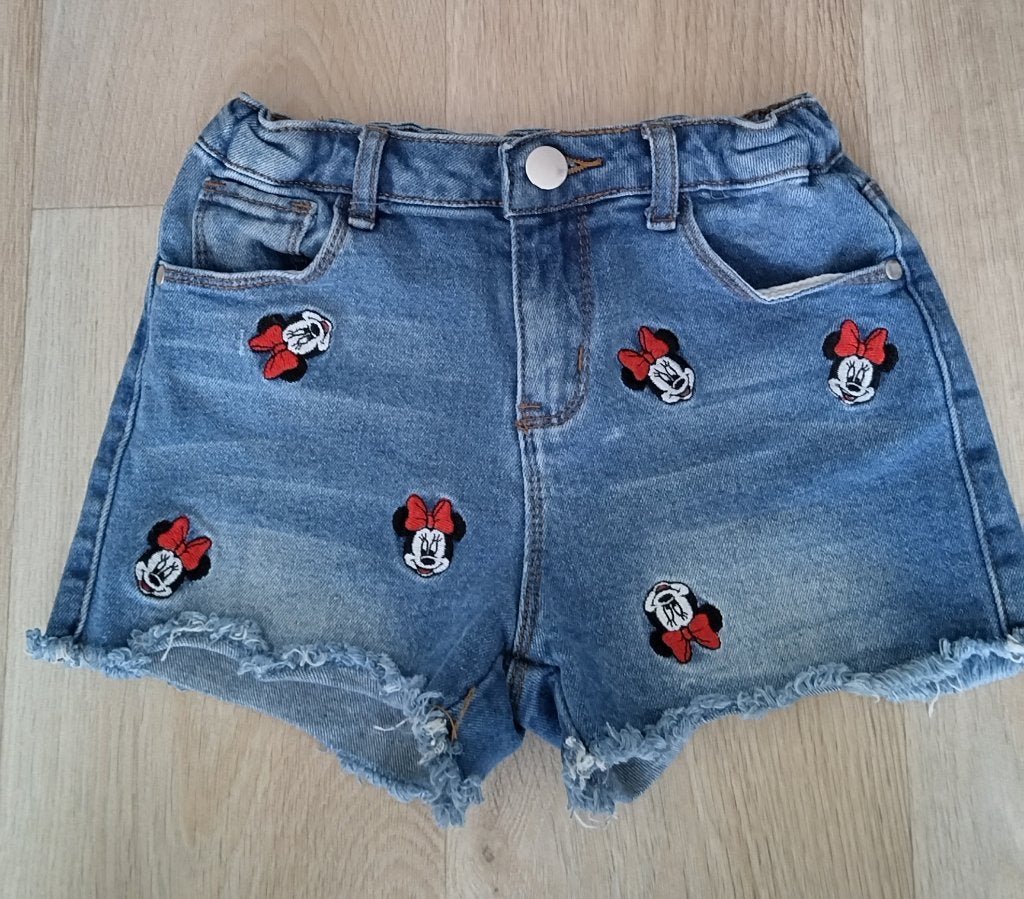 Primark denim short, maat 122, Broek, Meisje, Ophalen of Verzenden, Zo goed als nieuw
