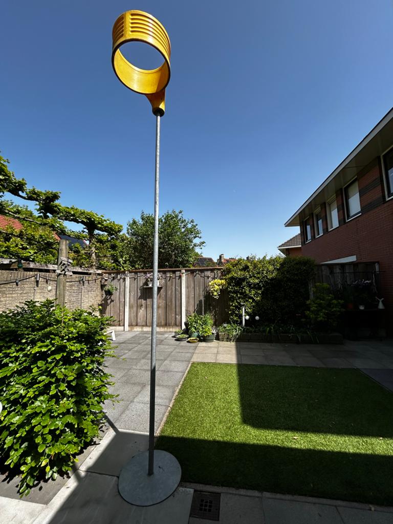 Korfbalpaal met voet - Ideaal voor tuin of training, Sport en Fitness, Ophalen of Verzenden, Gebruikt