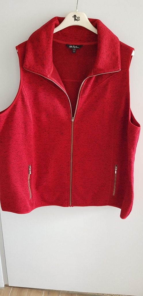 Ulla popken warme rode bodywarmer, Kleding | Dames, Trui of Vest, Ulla Popken, Ophalen of Verzenden, Zo goed als nieuw
