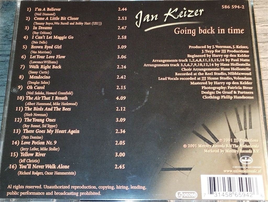 Jan keizer - Going Back In Time, Ophalen of Verzenden, Zo goed als nieuw
