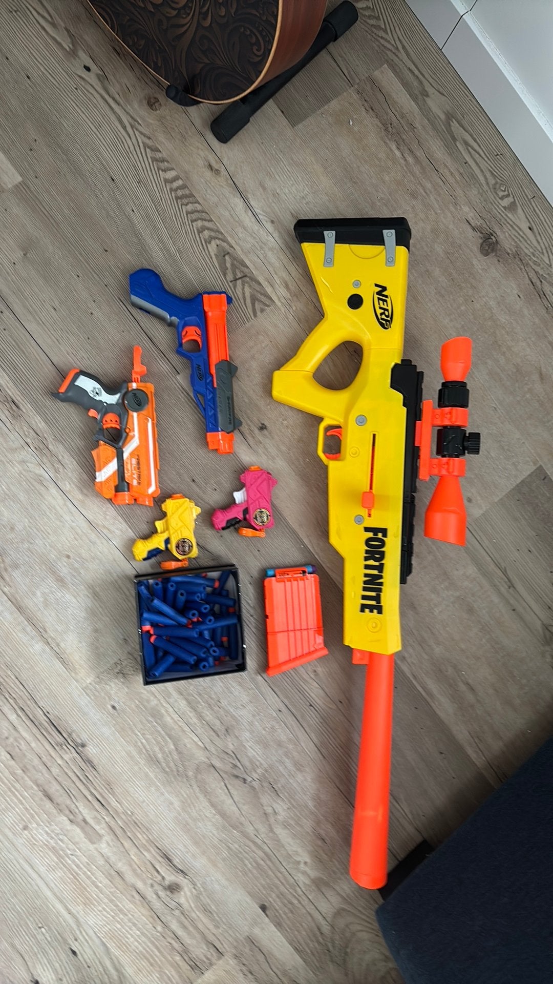 Nerfpistolen set, Kinderen en Baby's, Ophalen, Gebruikt