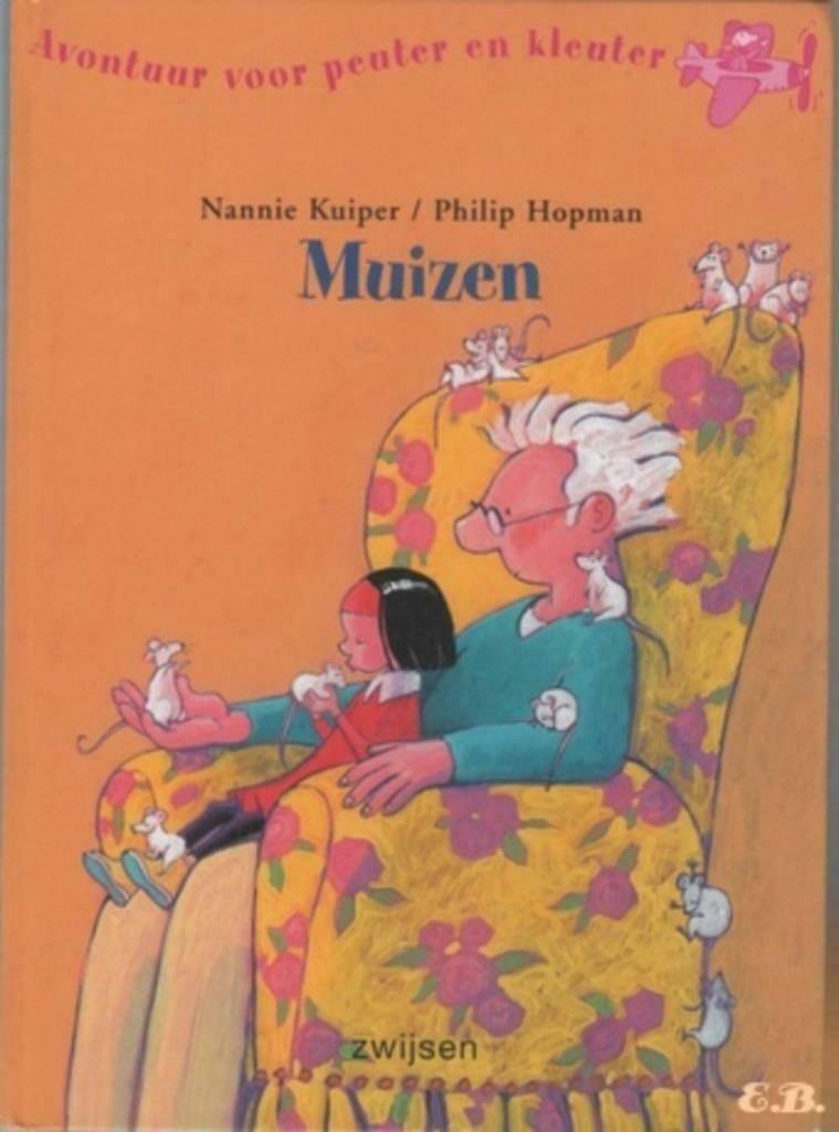 Muizen - Nannie Kuiper - Illustrator Philip Hopman^^, Boeken, Kinderboeken | Kleuters, Ophalen of Verzenden, Zo goed als nieuw