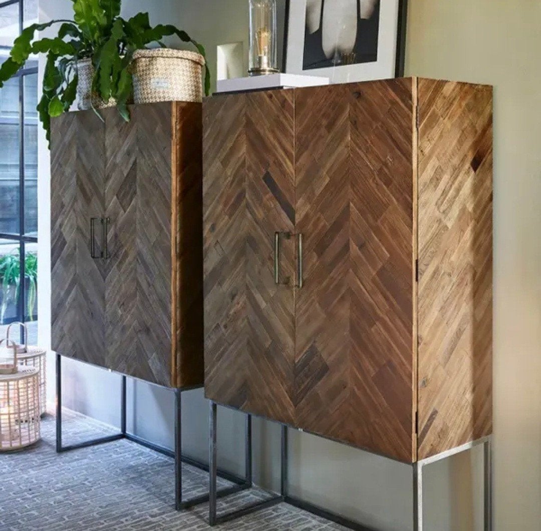 Prachtige Tribeca Bar Cabinet - Zo goed als nieuw!, Huis en Inrichting, Ophalen of Verzenden