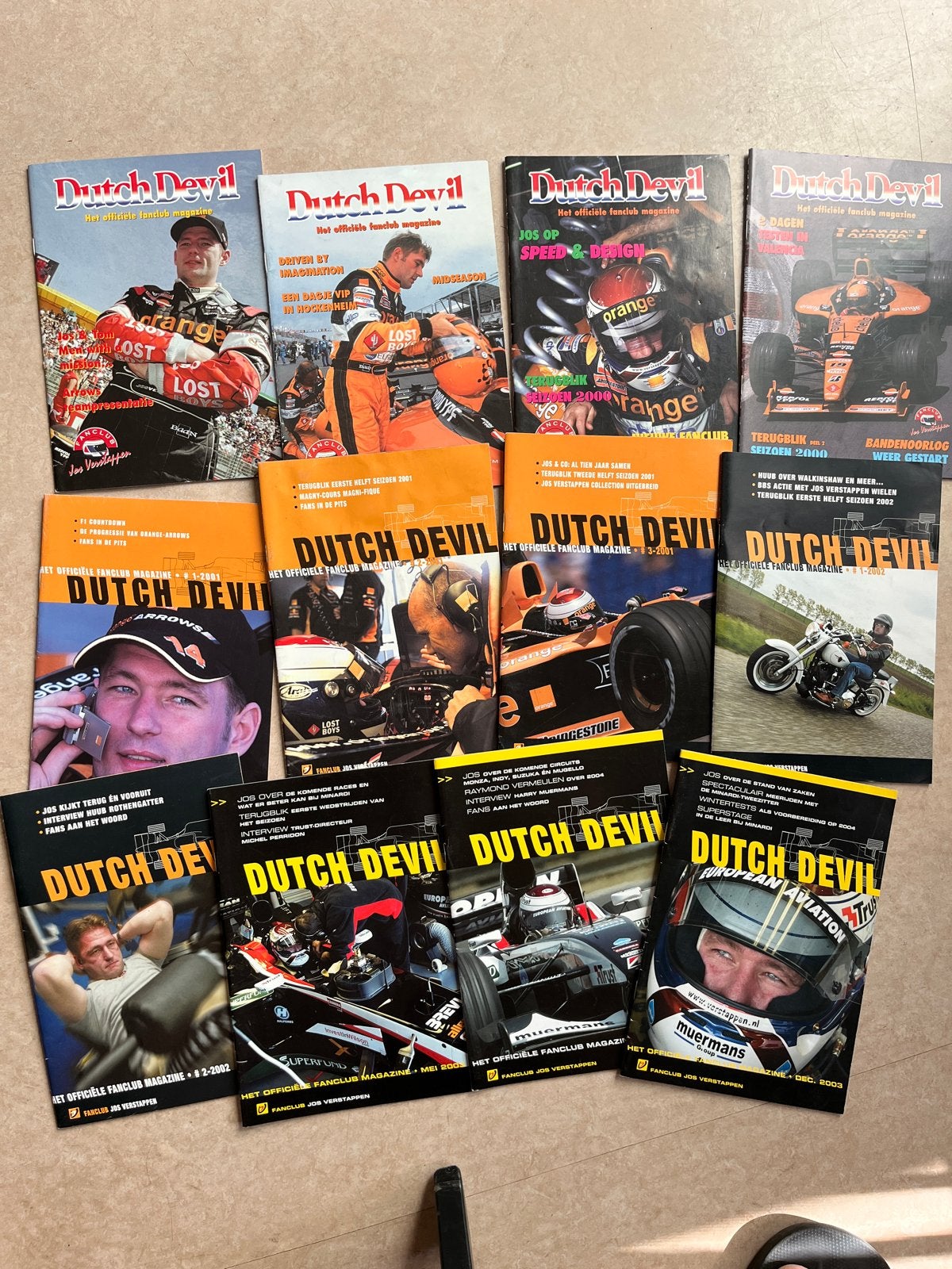 Dutch Devil magazine Jos Verstappen - 29 stuks, Ophalen of Verzenden, Zo goed als nieuw, Formule 1