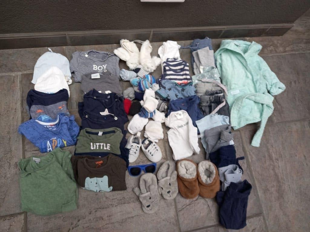 Babykleding maat 50 jongen pakket, Ophalen, Gebruikt, Jongetje, Overige typen