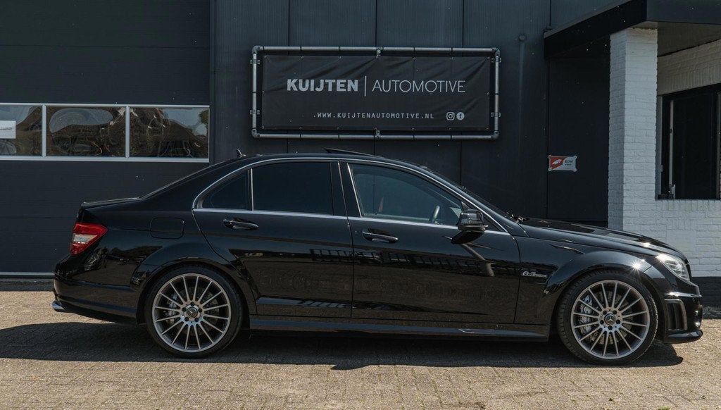 Mercedes-Benz C-klasse AMG 63 / 107.000 km / TOPSTAAT !, Achterwielaandrijving, 8 cilinders, Zwart, Leder