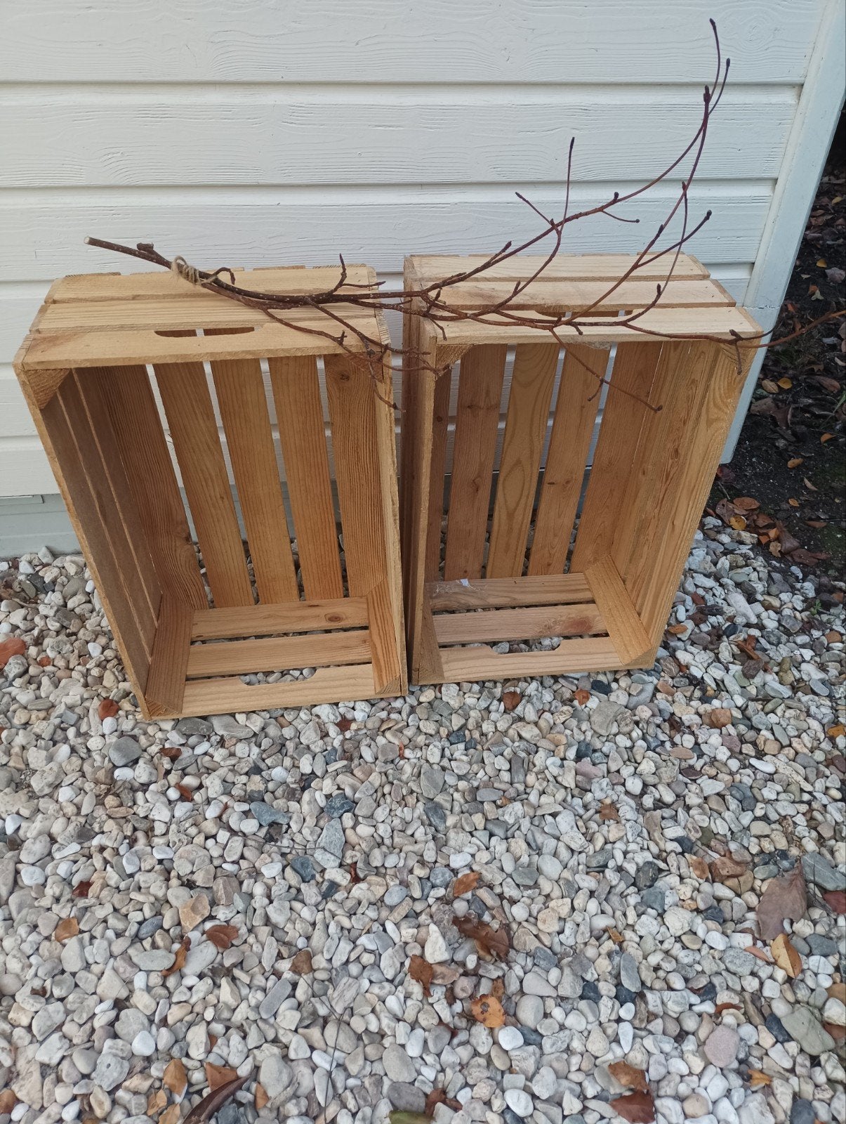 Houten kratten - decoratief of voor opslag, Ophalen, Gebruikt, Minder dan 50 cm, Minder dan 40 cm