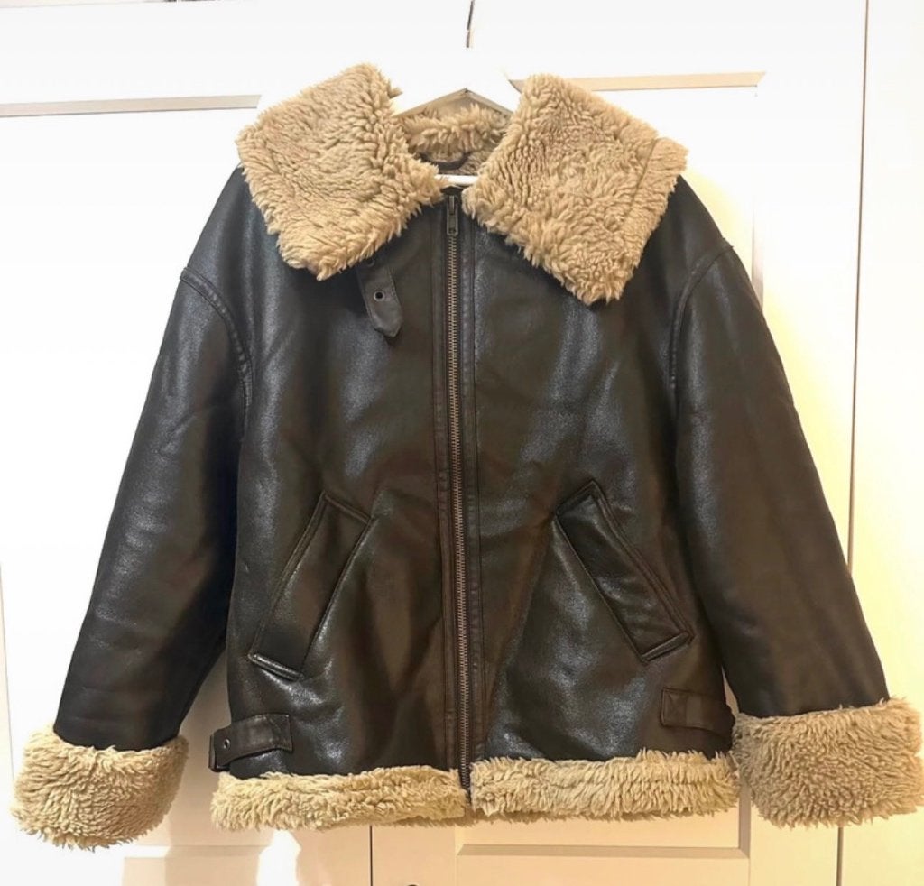 Jas, Zo goed als nieuw, Bruin, Zara, Verzenden