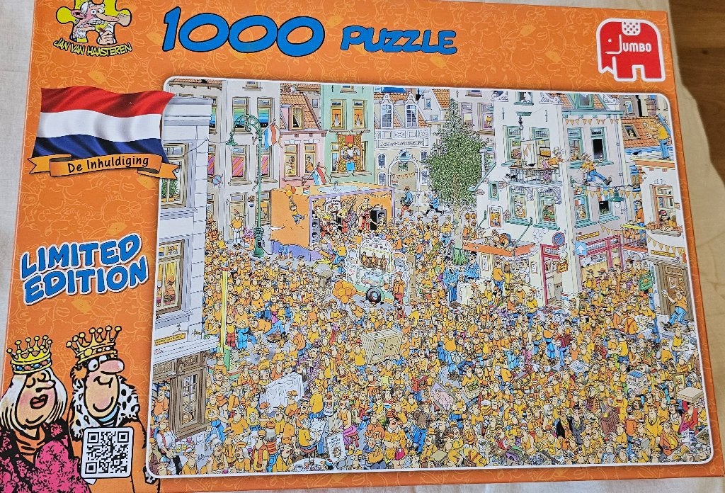 puzzel jan van haasteren, Ophalen of Verzenden, 500 t/m 1500 stukjes, Zo goed als nieuw, Legpuzzel