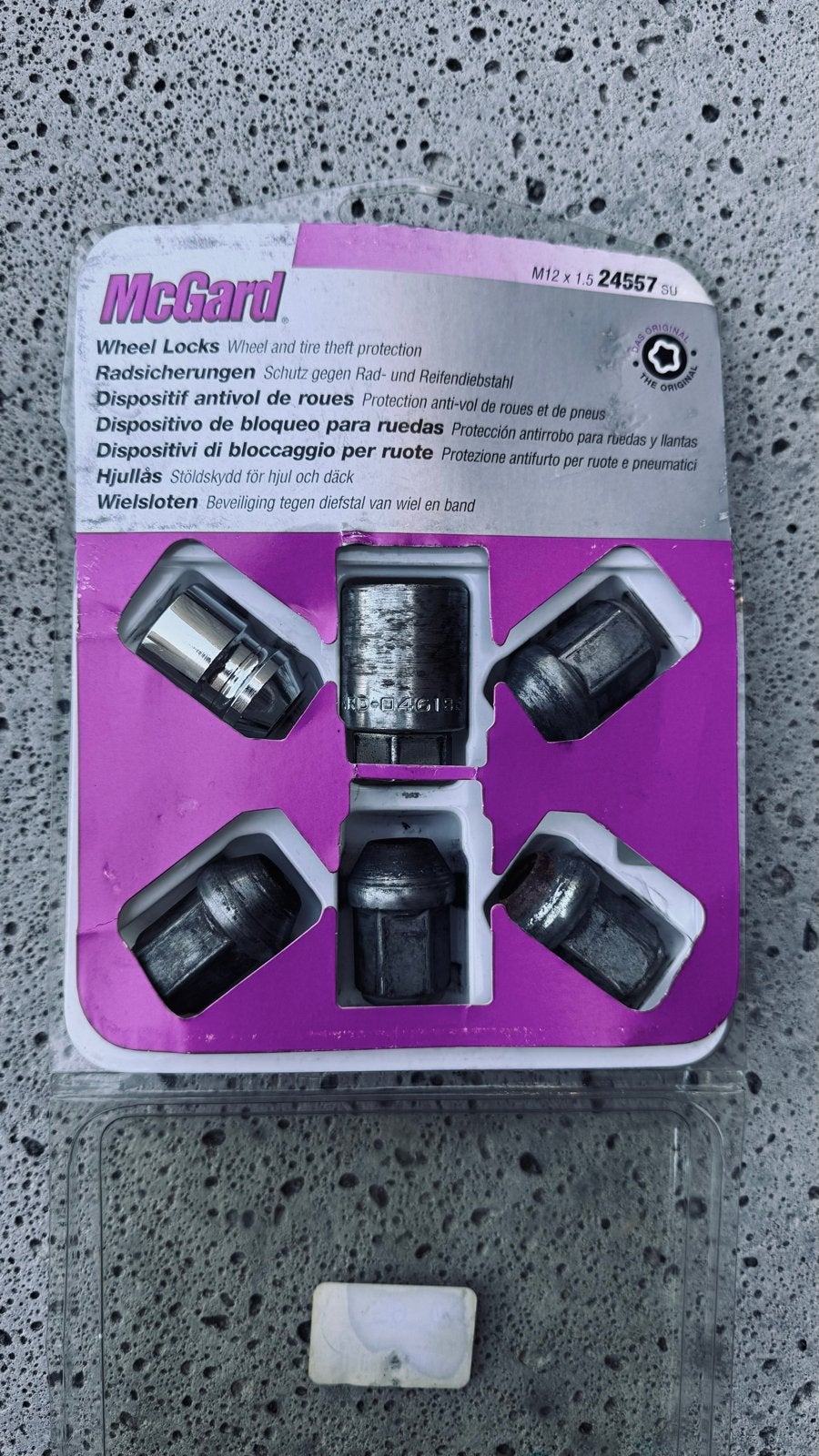 McGard Wielsloten M12 x 1.5 - Beveiliging tegen diefstal, Ophalen of Verzenden, Gebruikt