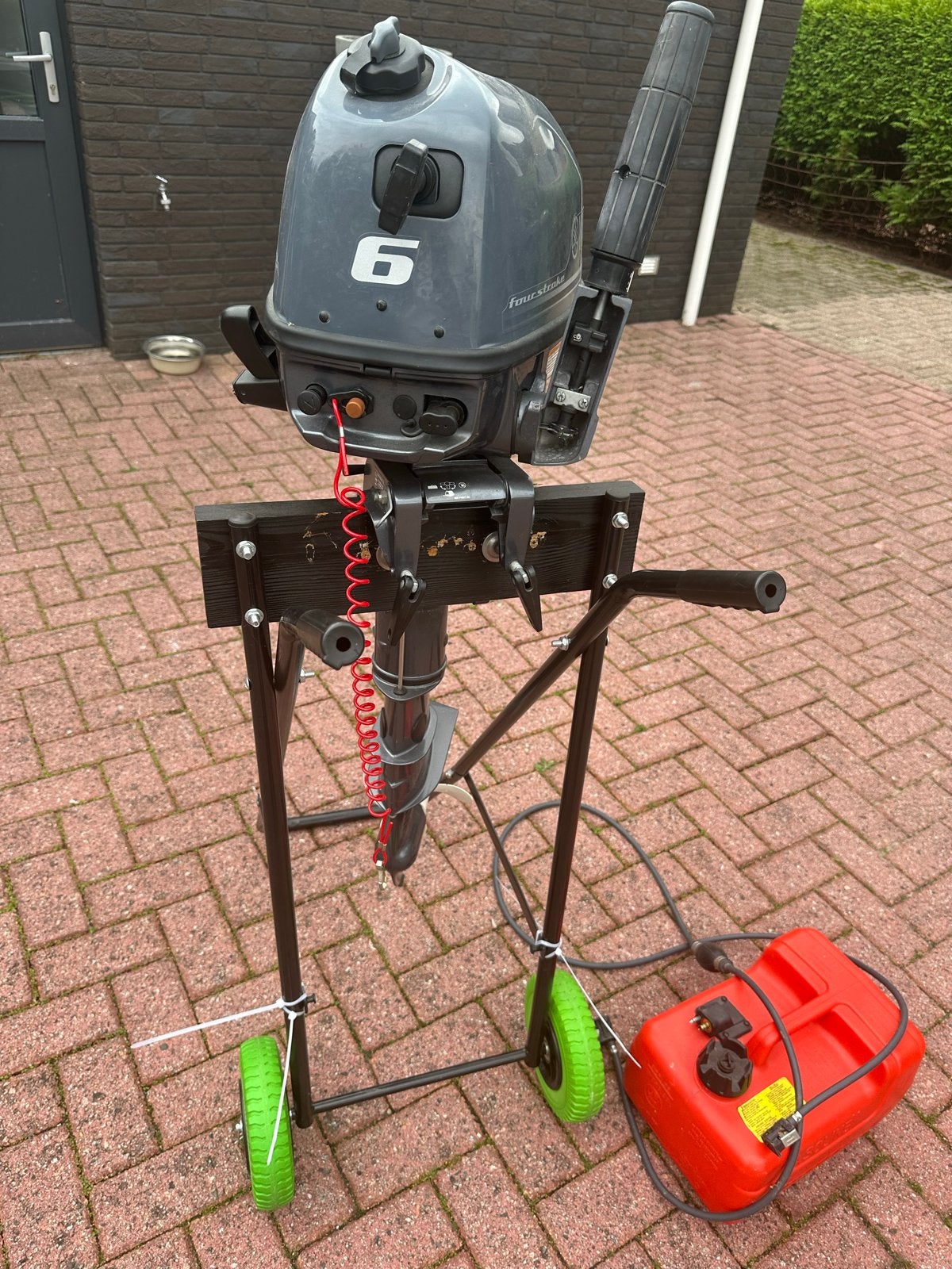 Yamaha 6PK Buitenboordmotor, Ophalen, 5 tot 10 pk, Viertaktmotor, Zo goed als nieuw