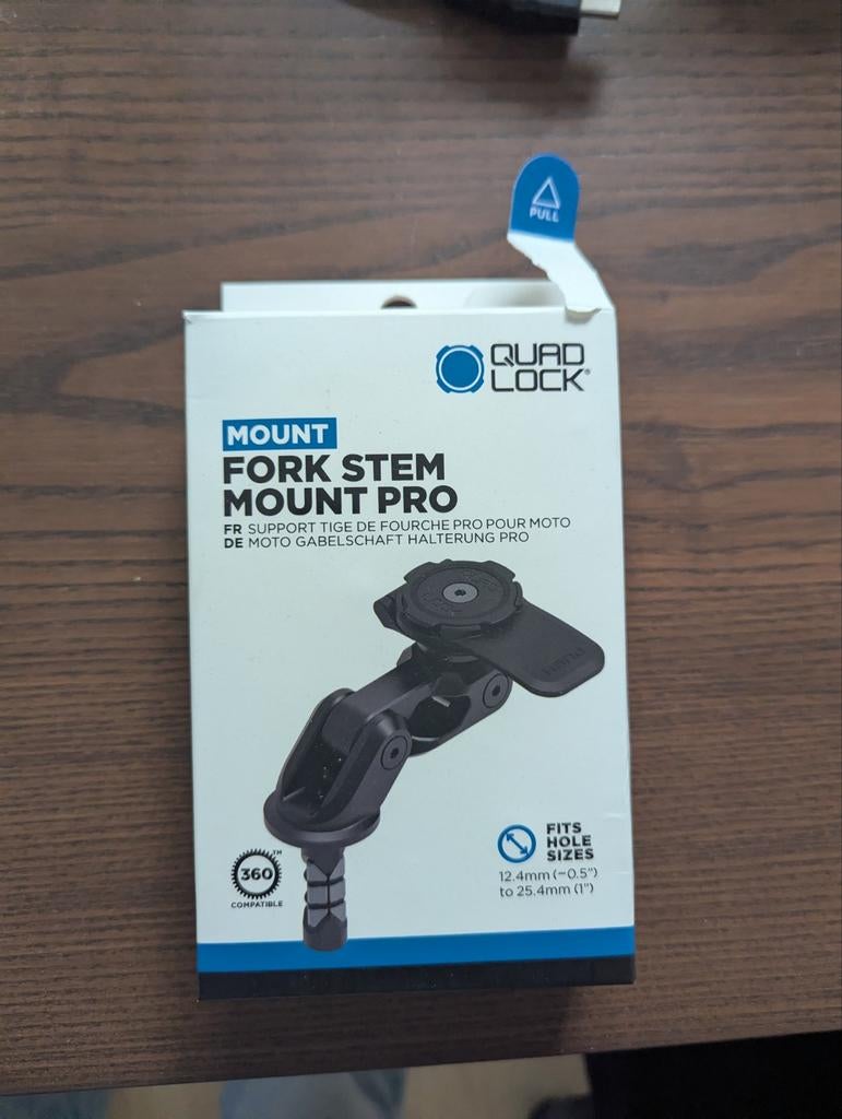 Quad Lock Fork Stem Mount Pro - Nieuw in doos, Ophalen of Verzenden, Nieuw