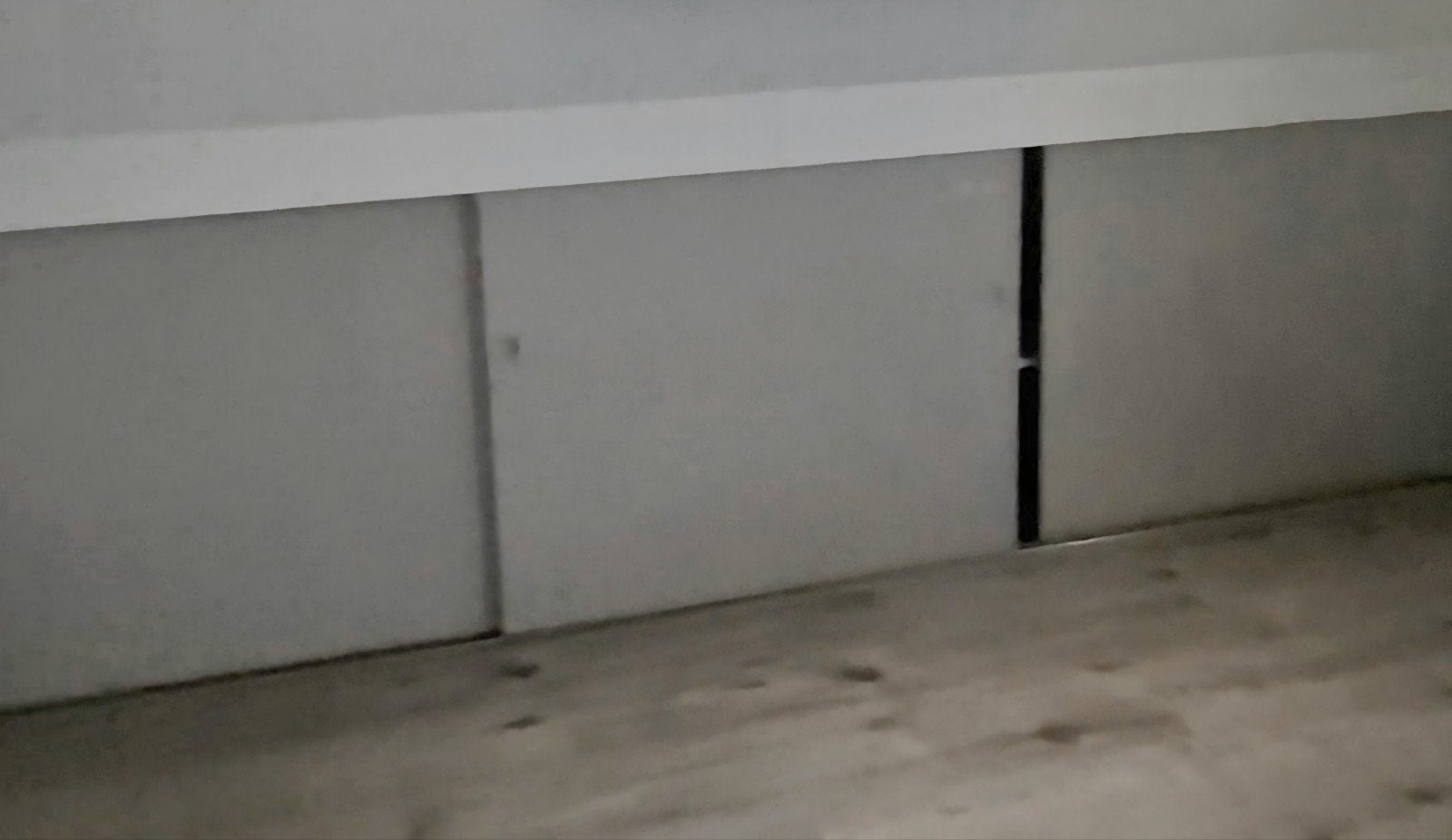 Schuifkasten voor knieschotten incl rails, Ophalen, 75 cm of meer, Zo goed als nieuw, 200 cm of meer