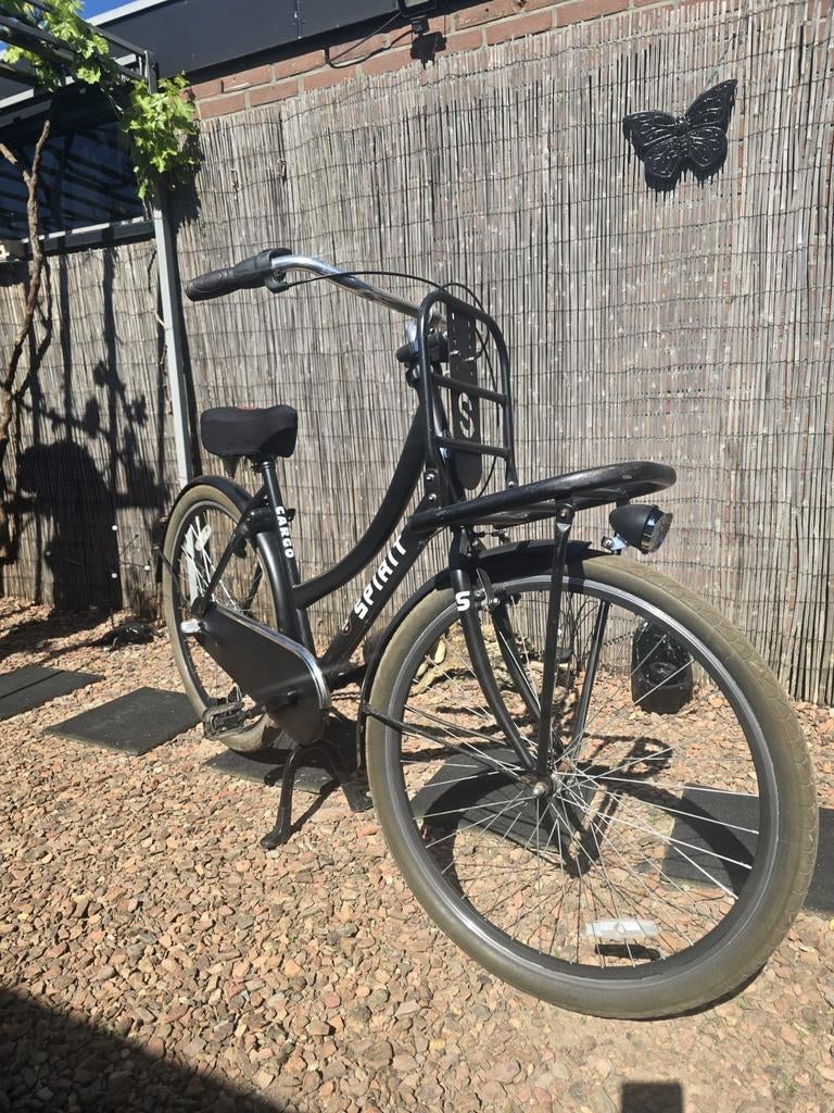 Spirit damesfiets zwart, Fietsen en Brommers, Overige merken, Terugtraprem, Gebruikt, Ophalen of Verzenden
