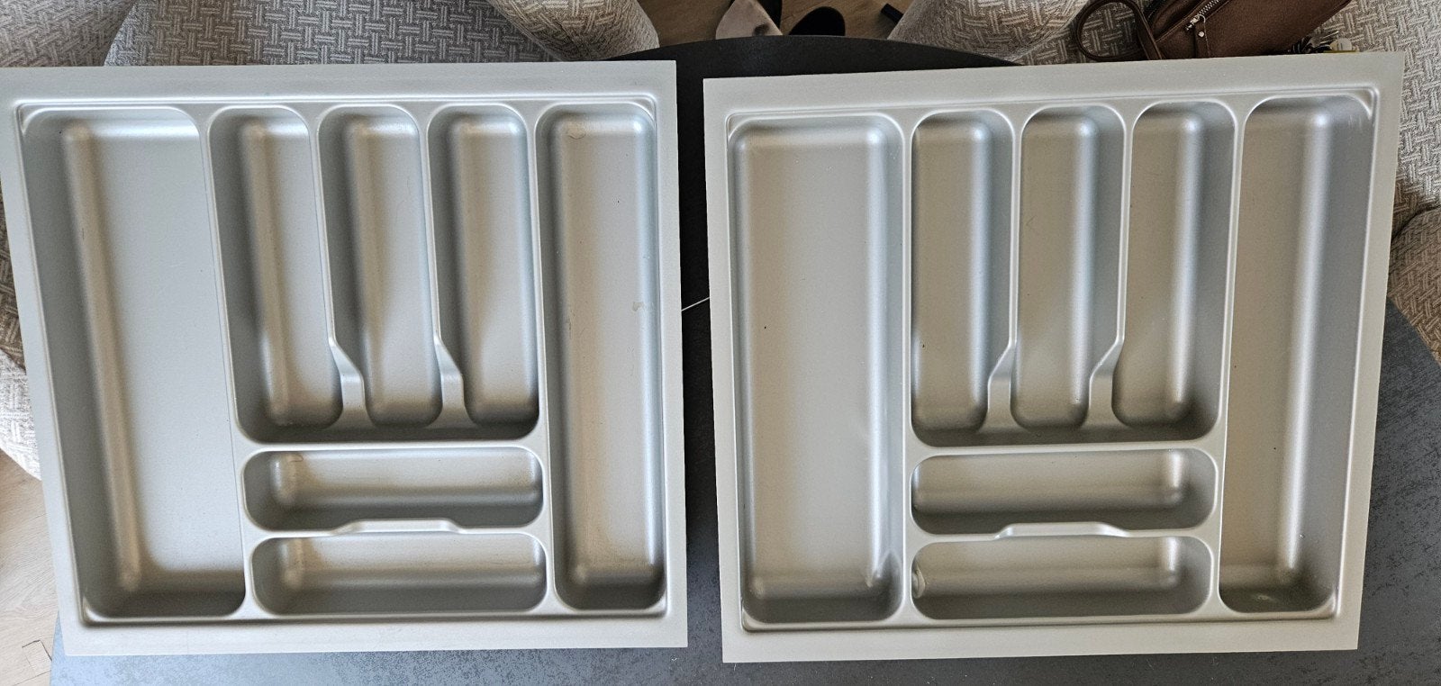 2 bestekbakken keukenlade 60cm, Ophalen