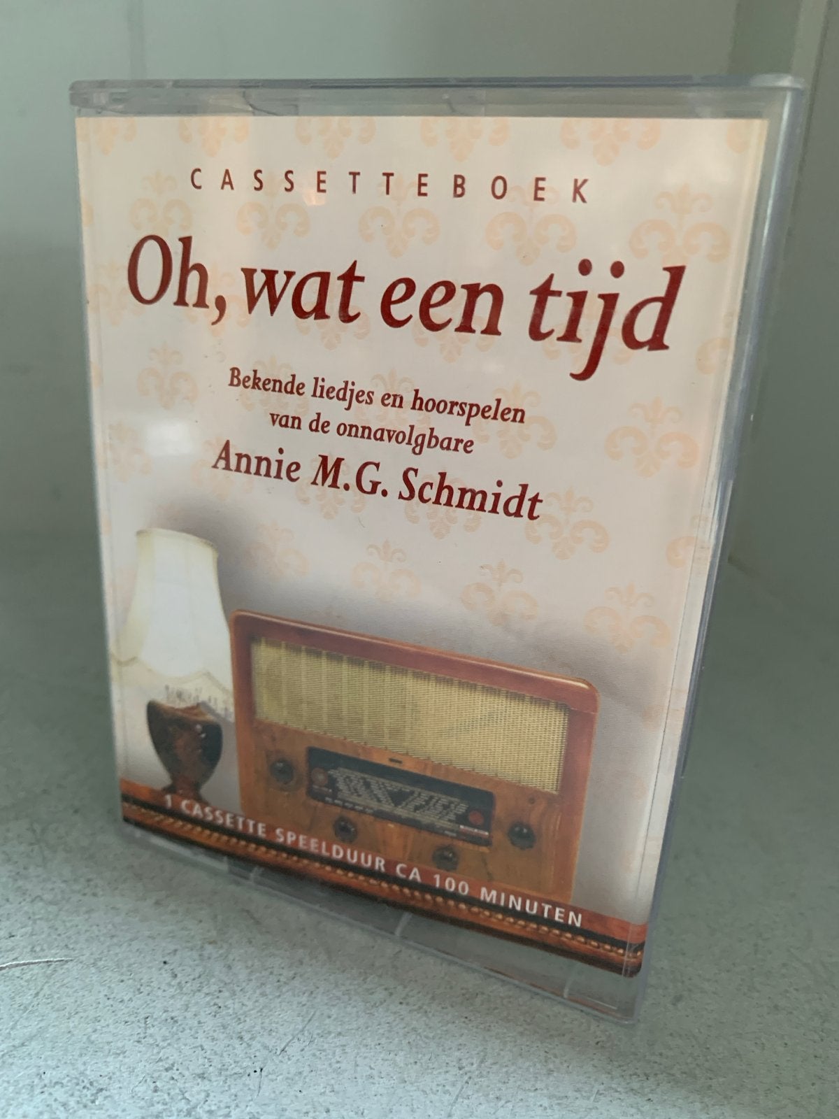 Cassetteboek: Oh, wat een tijd - Annie M.G. Schmidt, Cd's en Dvd's, Gebruikt, Kinderen en Jeugd, 1 bandje, Ophalen of Verzenden