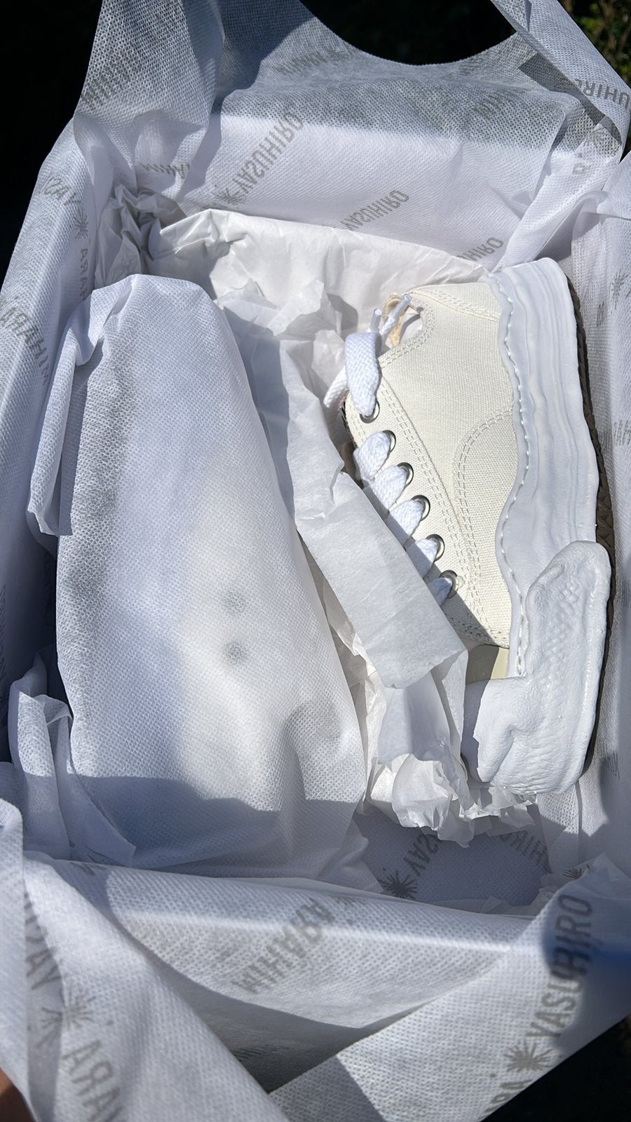 Maison Mihara Yasuhiro Hank OG Sole Canvas Low White, Wit, Nieuw, Ophalen of Verzenden, Sneakers of Gympen