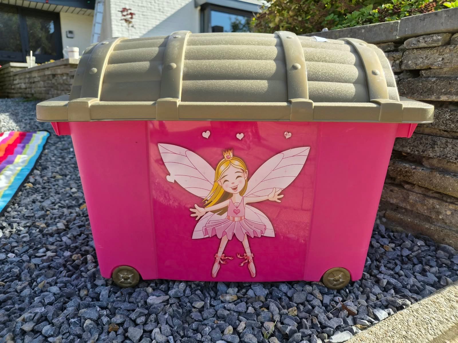Prinsessen verkleedkist leeg, Minder dan 50 cm, Ophalen of Verzenden, Zo goed als nieuw, 5 – 50