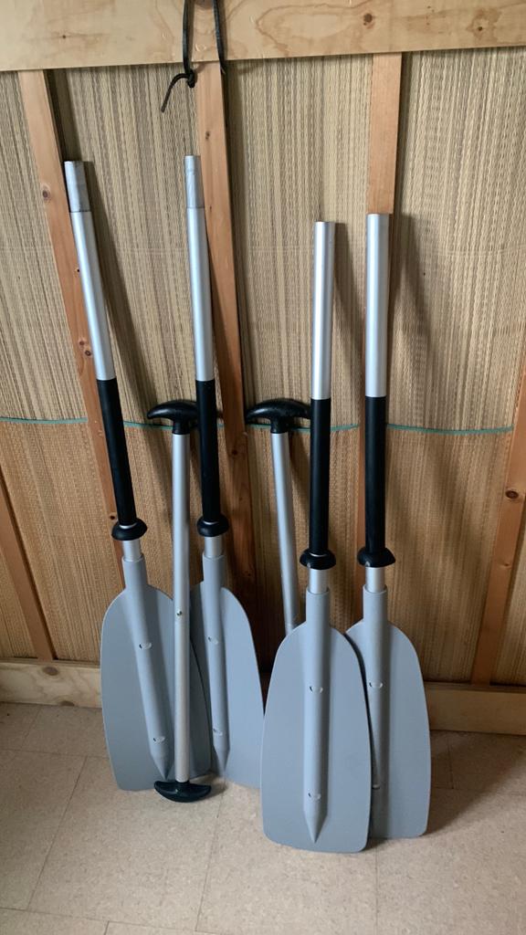Sevylor peddels - Set van 4, Ophalen, Zo goed als nieuw, Dubbelbladige peddel