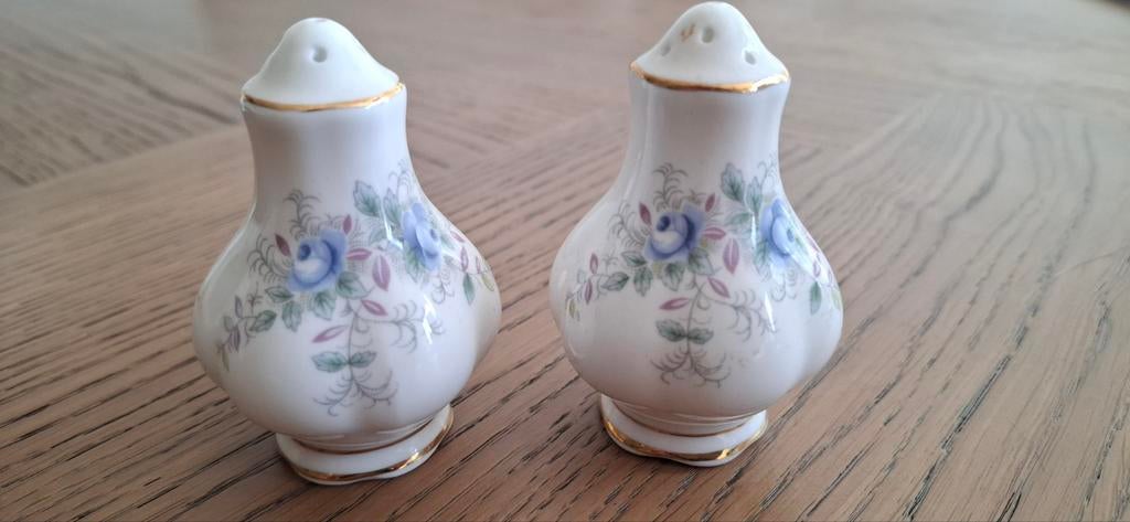 Royal Albert Peper- en Zoutstel - Vintage Brocante, Ophalen