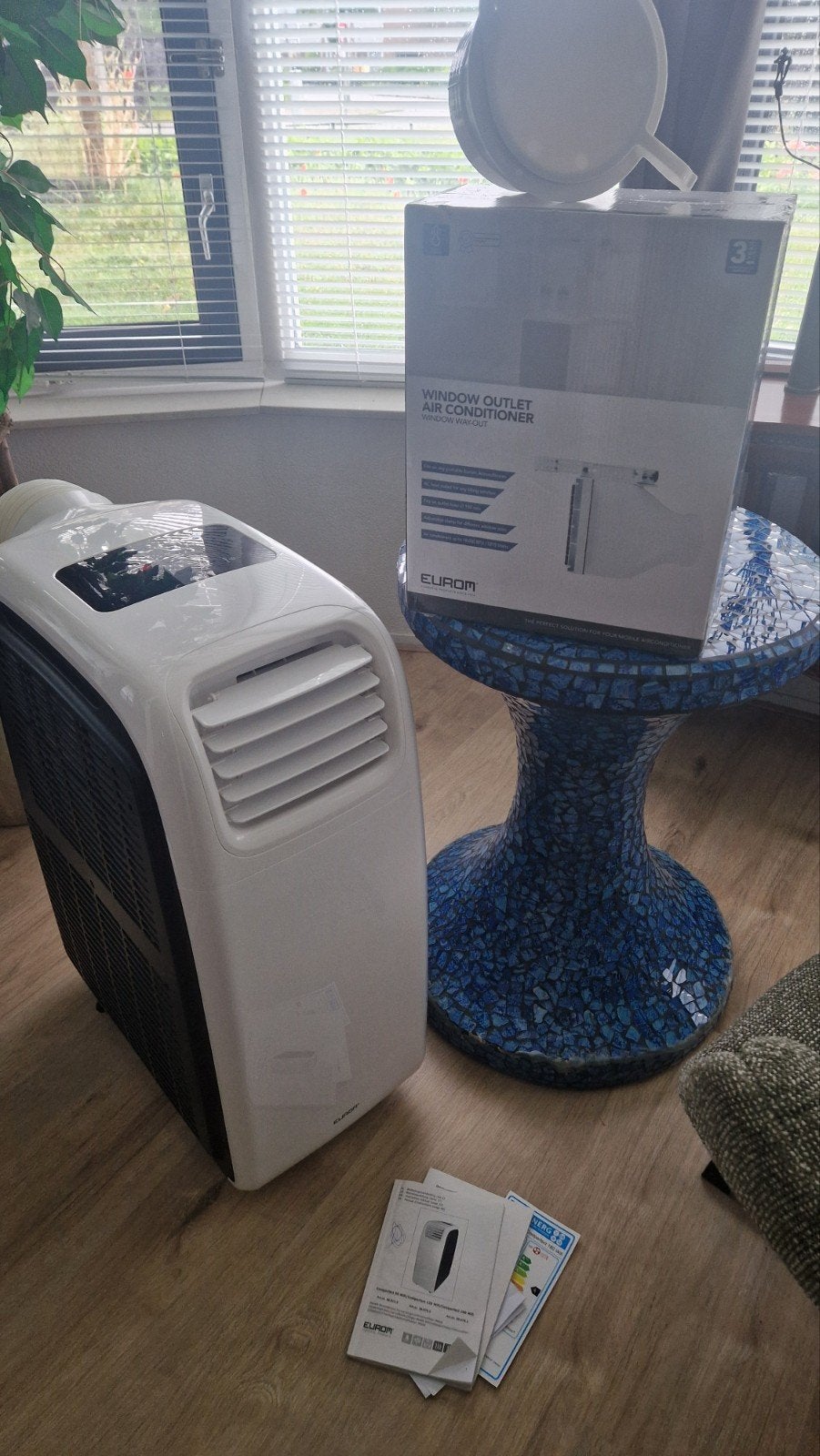 TOPPER Eurom Coolperfect 180 Mobiele Airco 60m2 18000btu, Witgoed en Apparatuur, Airco's, Ophalen, Zo goed als nieuw, Mobiele airco