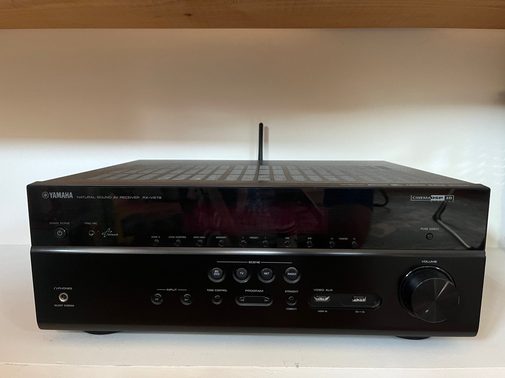 Yamaha RX-V679 MusicCast 7.2 Receiver 4K Ultra HD - ZGAN, Yamaha, Ophalen of Verzenden, Zo goed als nieuw, 120 watt of meer