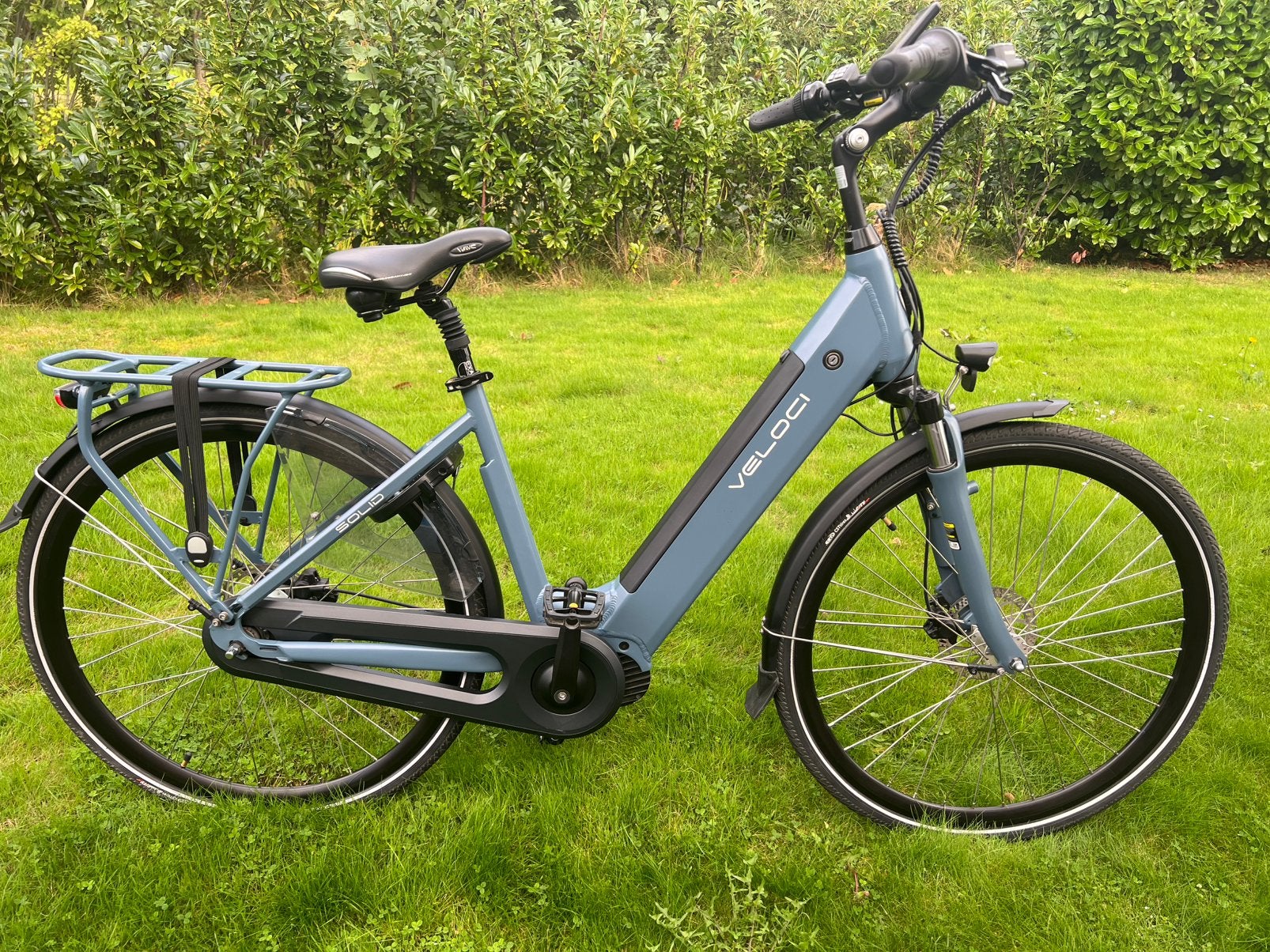 Veloci Solid ebike, “nieuw”, Zo goed als nieuw, 51 tot 55 cm, 50 km per accu of meer, Ophalen