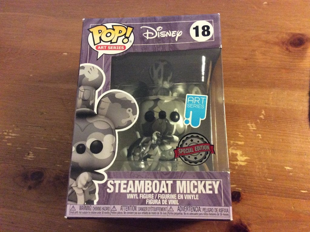Funko Pop! Disney: Steamboat Willie 18. Art Series. Nieuw, Ophalen of Verzenden, Nieuw