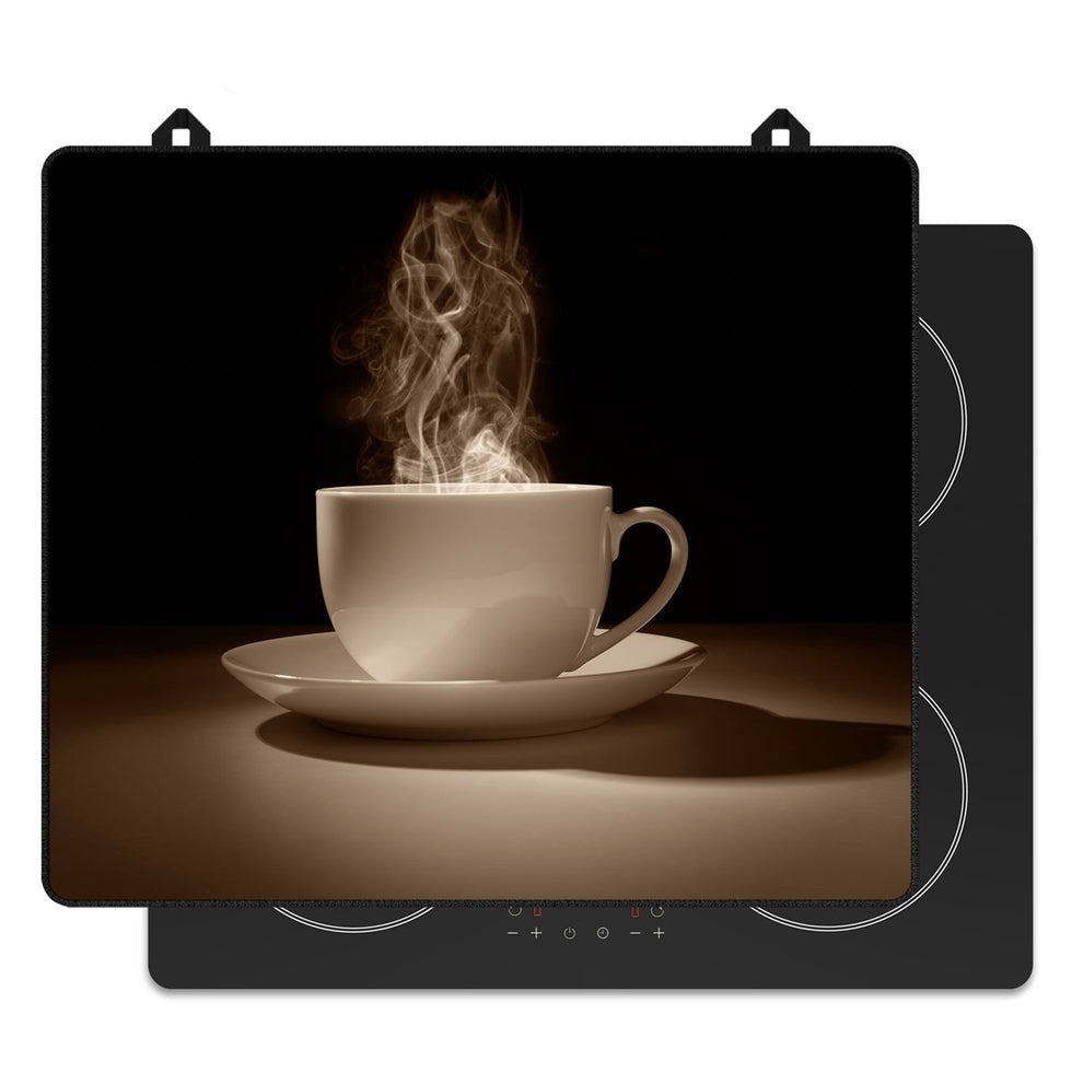 Inductie beschermer - Koffie - KitchyMist 52x71 cm, Ophalen, Overige typen, Nieuw, Meerkleurig