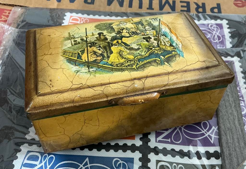 Oud theeblik pickwick, Ophalen of Verzenden, Gebruikt, Thee