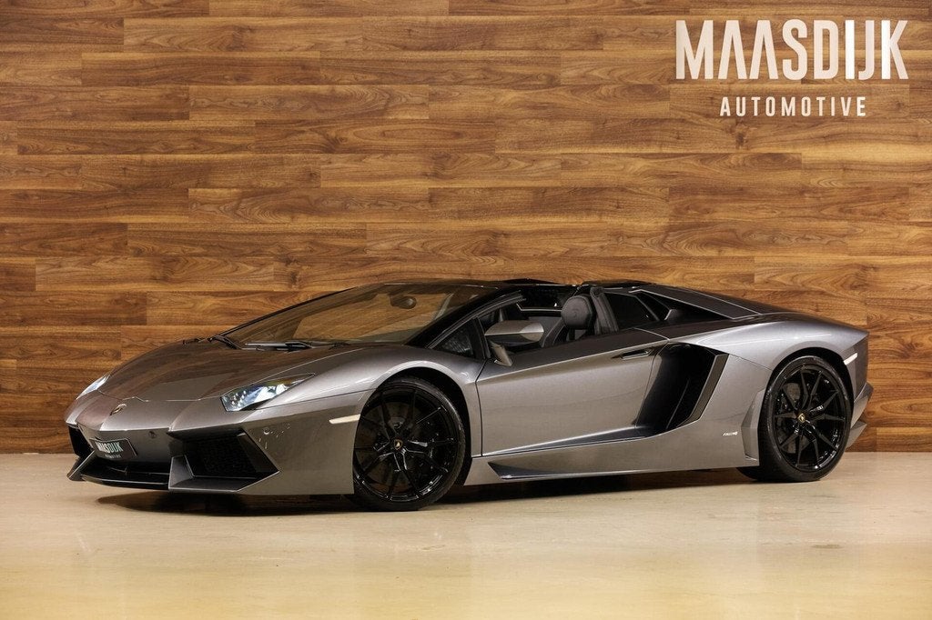 Lamborghini Aventador 6.5 V12 LP700-4 Roadster|Keramisch|Cam, Auto's, Lamborghini, Automaat, 700 pk, Gebruikt, Zwart