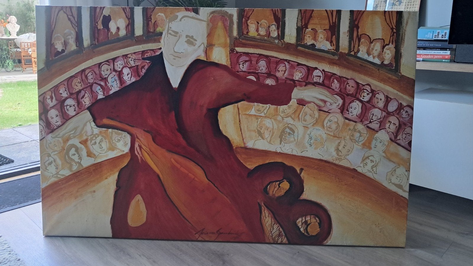schilderij van Joris van Spaendonck, Ophalen