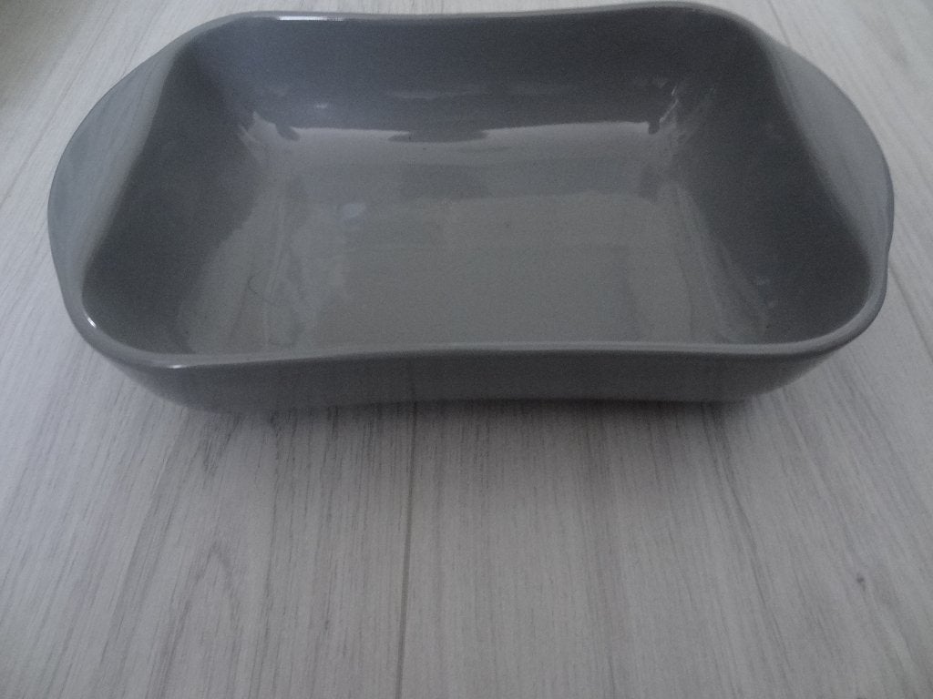 Vivo ovenschaal in grijs klein model, Huis en Inrichting, Overige typen, Ophalen of Verzenden, Zo goed als nieuw, Steen/keramiek