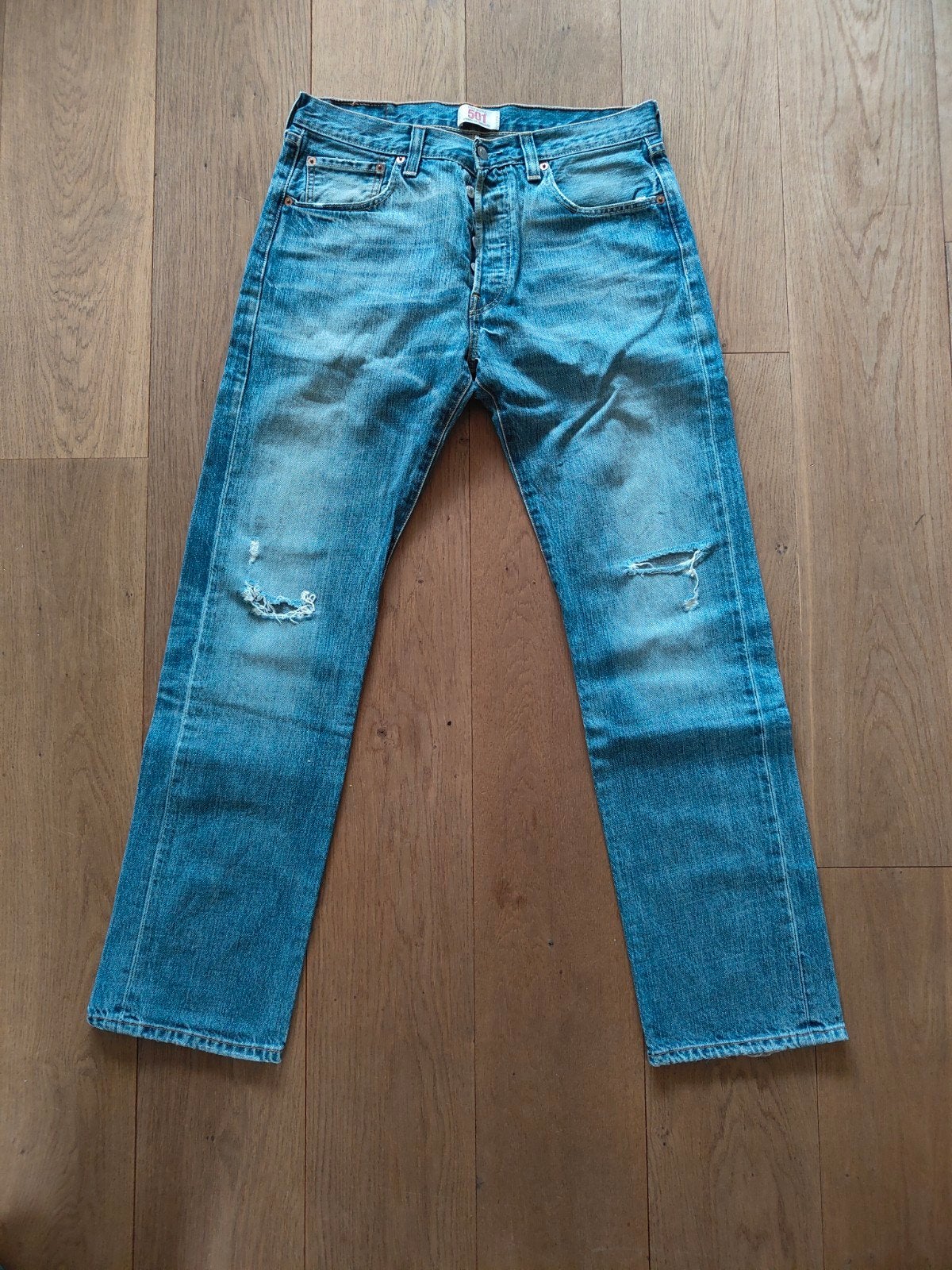 Stoere Levi's 501 W33 L32 33-32, Levi's, Blauw, Ophalen of Verzenden, Zo goed als nieuw