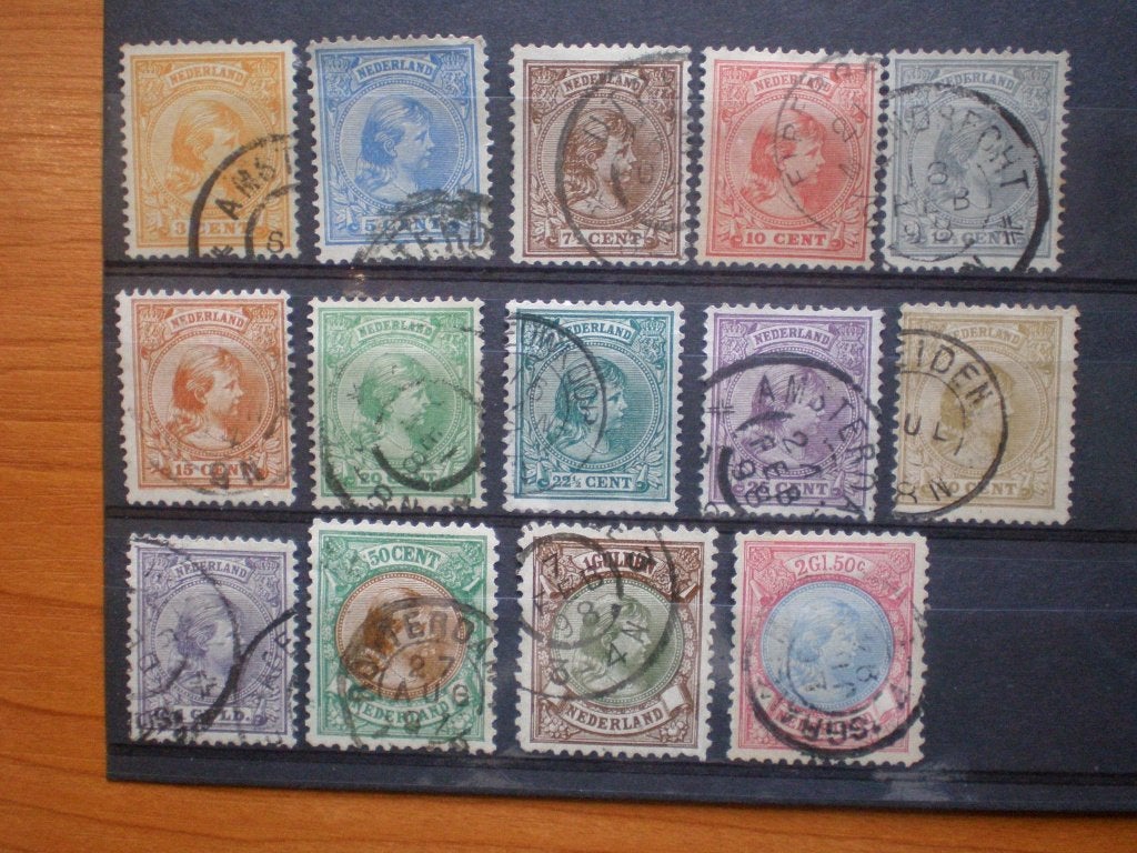 Nederland NVPH 34-47 gebruikt ( X 47)..€ 37,50, Postzegels en Munten, Postzegels | Nederland, Verzenden