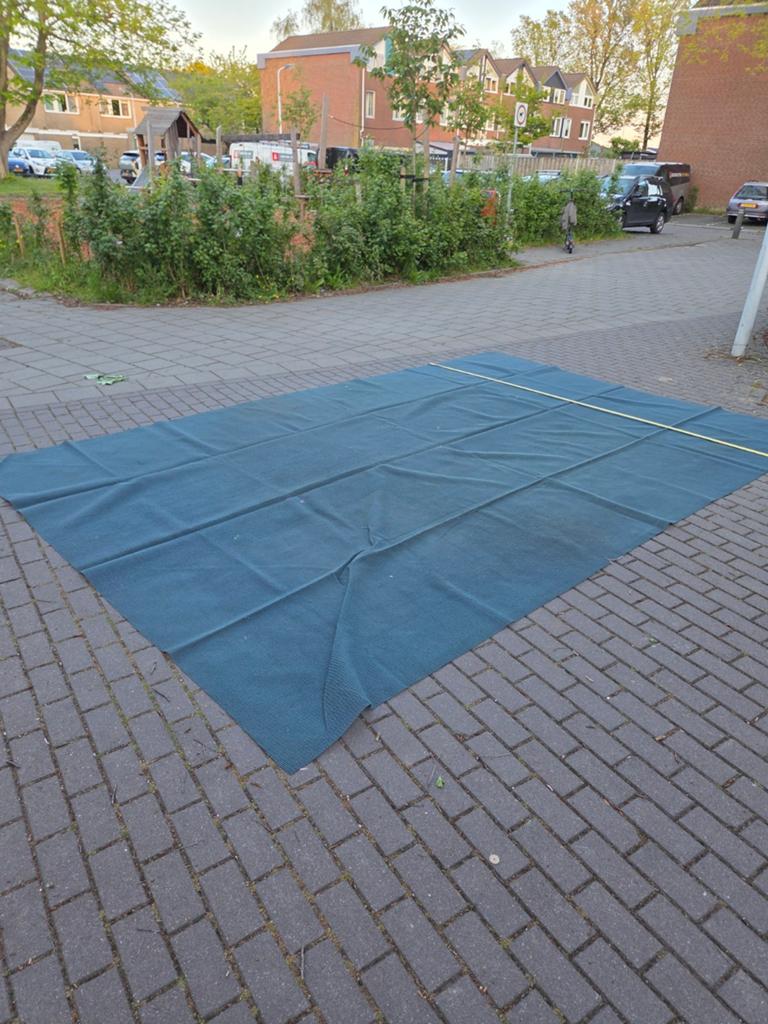 Campingkleed 450x298 cm - Gebruikt, maar netjes, Ophalen of Verzenden, Gebruikt