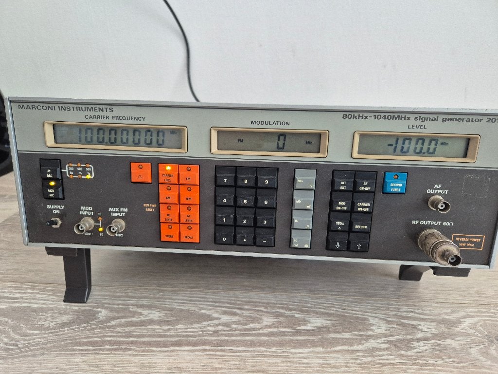 Signaal Generator - Meetzender - Marconi 2019A, Ophalen, Gebruikt, Elektriciteit